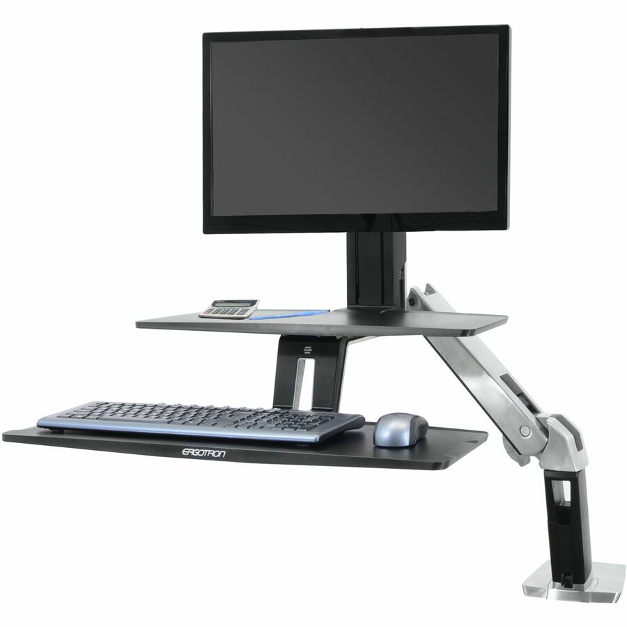 Ergotron WorkFit-A Desk Mount with Adjustable Monitor and Keyboard Platform