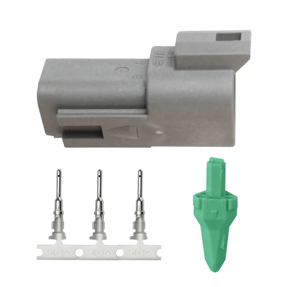 Pacer TDT04F-3RP Deutsch Receptacle Repair Kit for 14-18 AWG Wires, 3-Position
