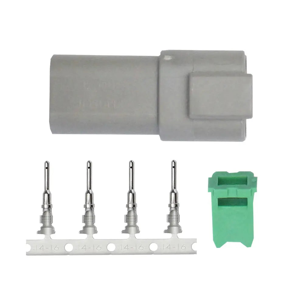 Pacer TDT04F-4RP Deutsch Receptacle Repair Kit for 14-18 AWG Wires, 4 Position