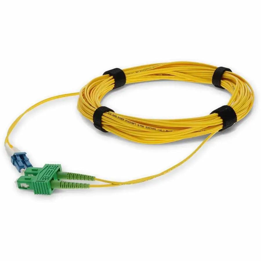 AddOn 3m LC (Male) to ASC (Male) Yellow OS2 Duplex Fiber Optic Patch Cable by ADDON