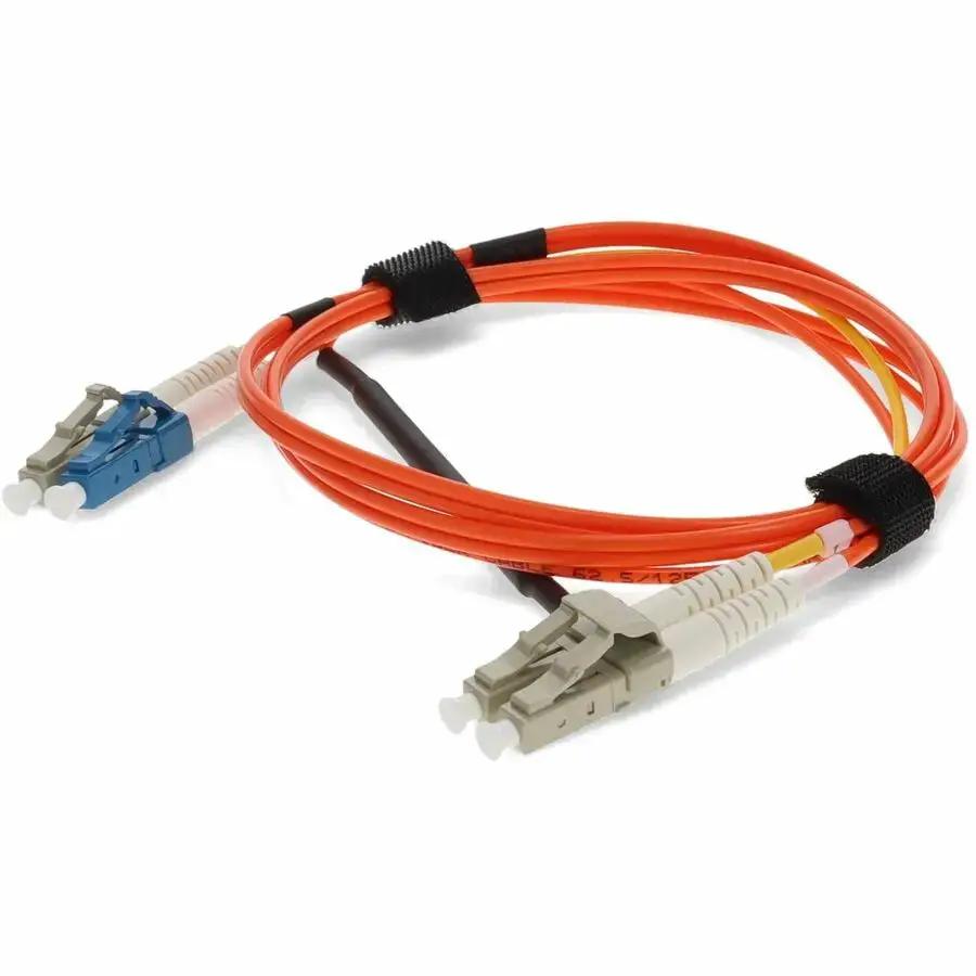 AddOn 2m LC (Male) to LC (Male) Orange Duplex Fiber Mode Conditioning Cable by AddOn
