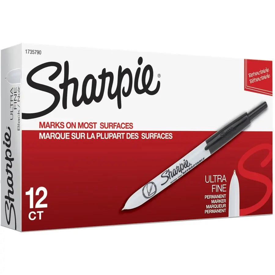 Sharpie Retractable Ultra Fine Point Permanent Marker - Newell Brands Part #1735790