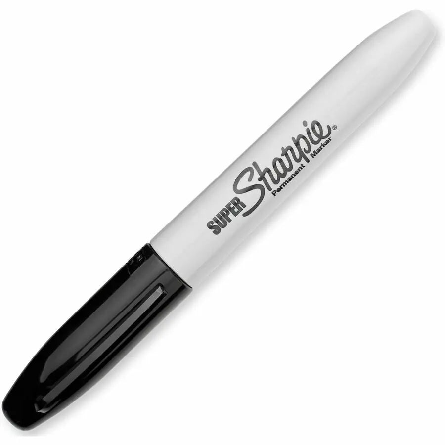 Sharpie Super Permanent Marker by Newell Brands, Part Number 33001 – Bold Fine Point for Versatile Permanent Marking
