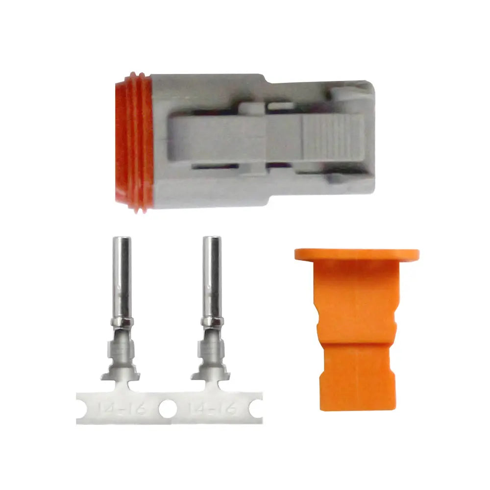 Pacer TDT06F-2RS Deutsch Plug Repair Kit for 14-18 AWG Wires, 2-Position