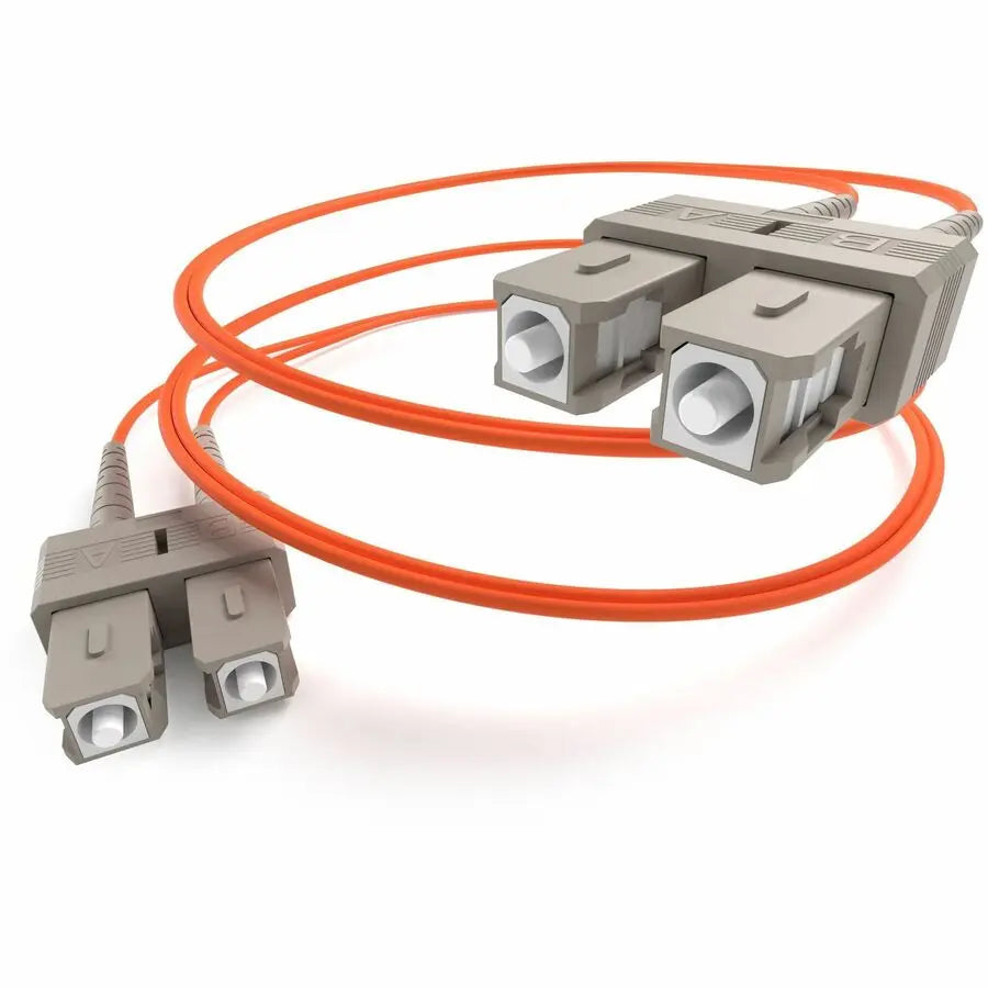 Unirise Fiber Optic Duplex Patch Network Cable, 6 Feet, Orange - Model FJ6SCSC-03M