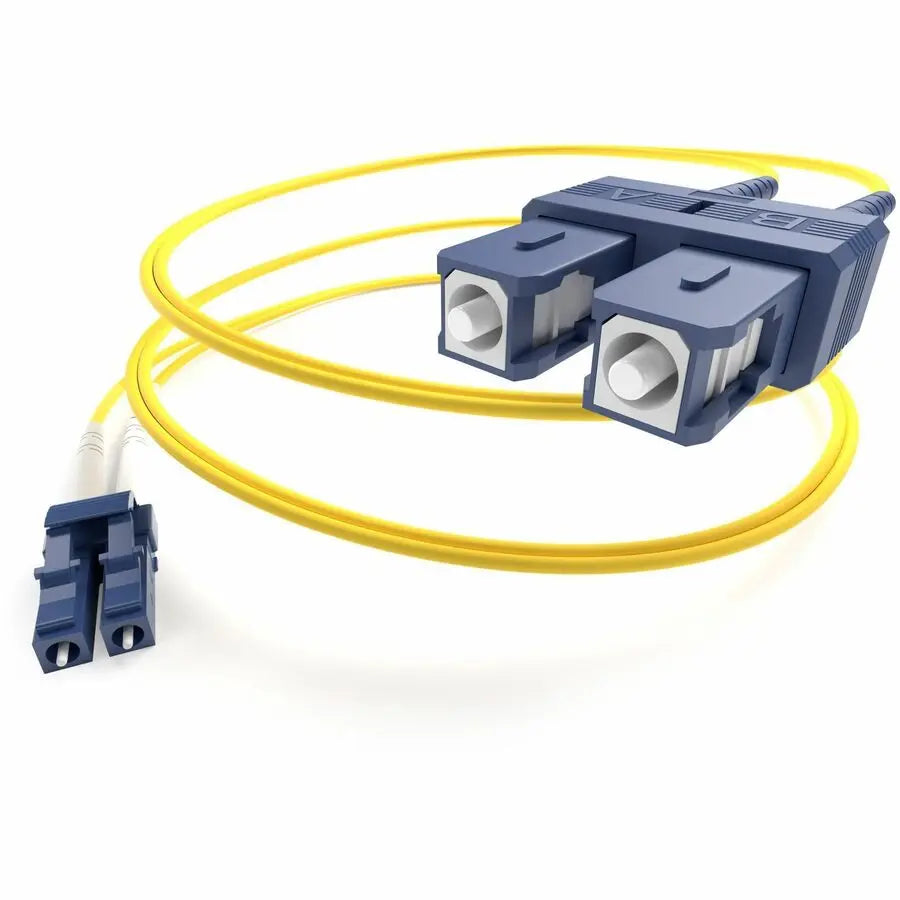 Unirise USA, LLC FJ9LCSC-03M 9/125 Singlemode Duplex Fiber Optic Patch Cable, Yellow