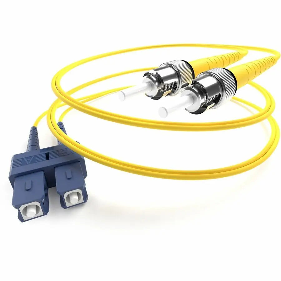 Unirise Fiber Optic Duplex Patch Network Cable FJ9SCST-05M - 9/125 Singlemode Duplex Fiber Jumper, Yellow
