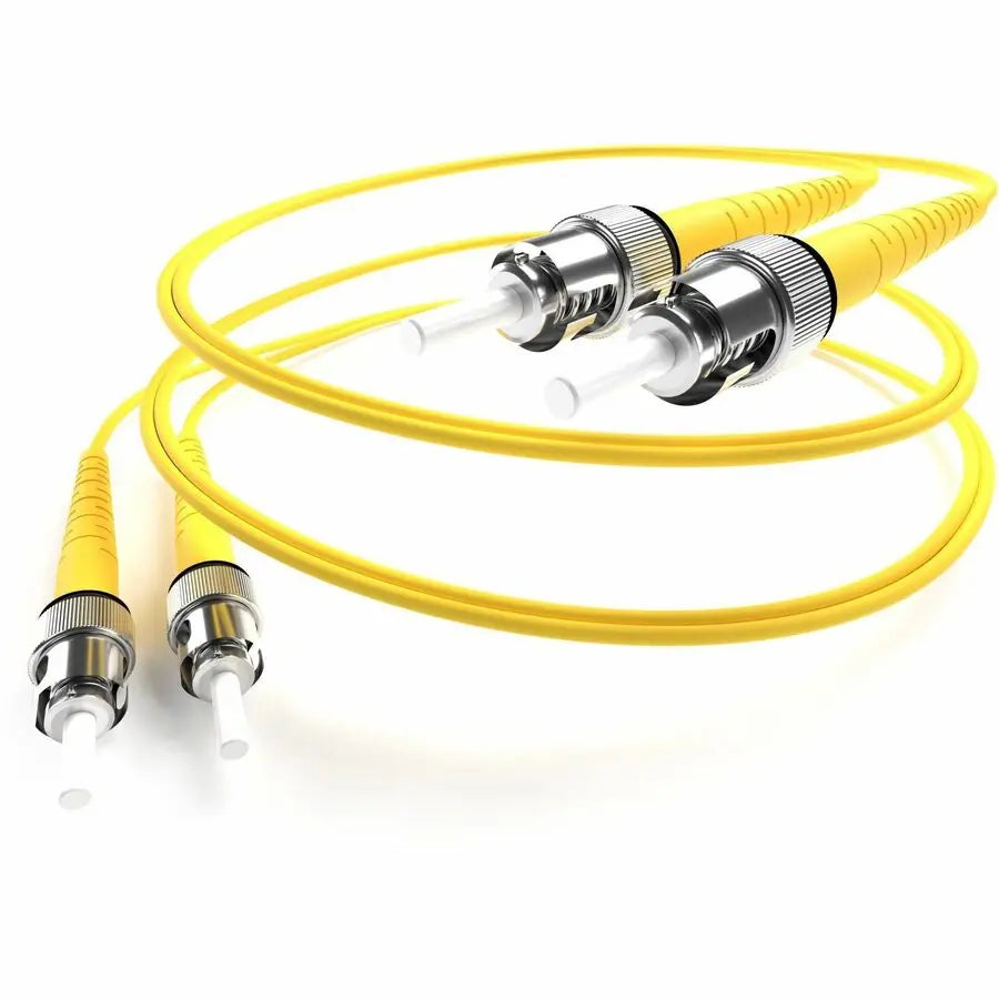Unirise Fiber Optic Duplex Patch Network Cable FJ9STST-05M - 9/125 Singlemode Duplex Fiber Jumper, Yellow, 5M