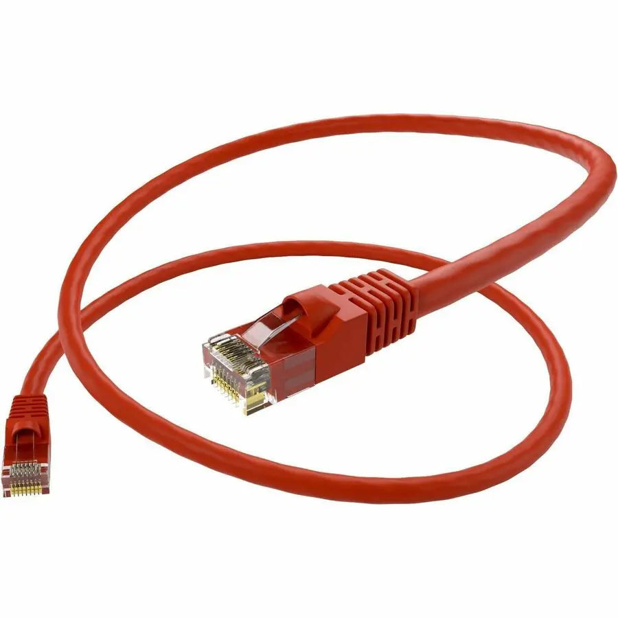Unirise Cat.6 Patch Network Cable - Red, Model PC6-40F-RED-S