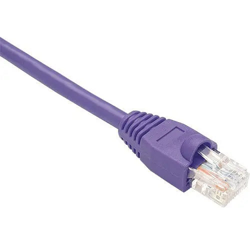 Unirise Cat.6 Patch Network Cable - Purple, 5 ft, Secure Data Transmission