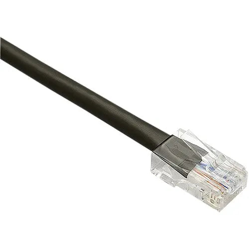 Unirise Cat.6 Patch UTP Network Cable - 10 ft, Black, RJ-45 Connectors