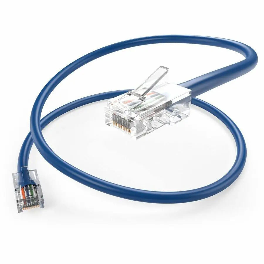 Unirise Cat.5e Patch UTP Network Cable – Blue, 25 ft, Reliable Ethernet Connection