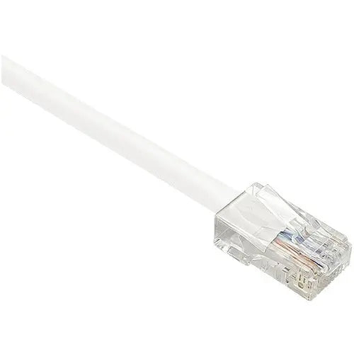 Unirise Cat.5e Patch UTP Network Cable - White, 25 ft for Reliable Ethernet Connectivity