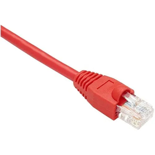 Unirise Cat.5e Patch Network Cable - Red, 10 ft, Reliable RJ-45 Ethernet Connectivity