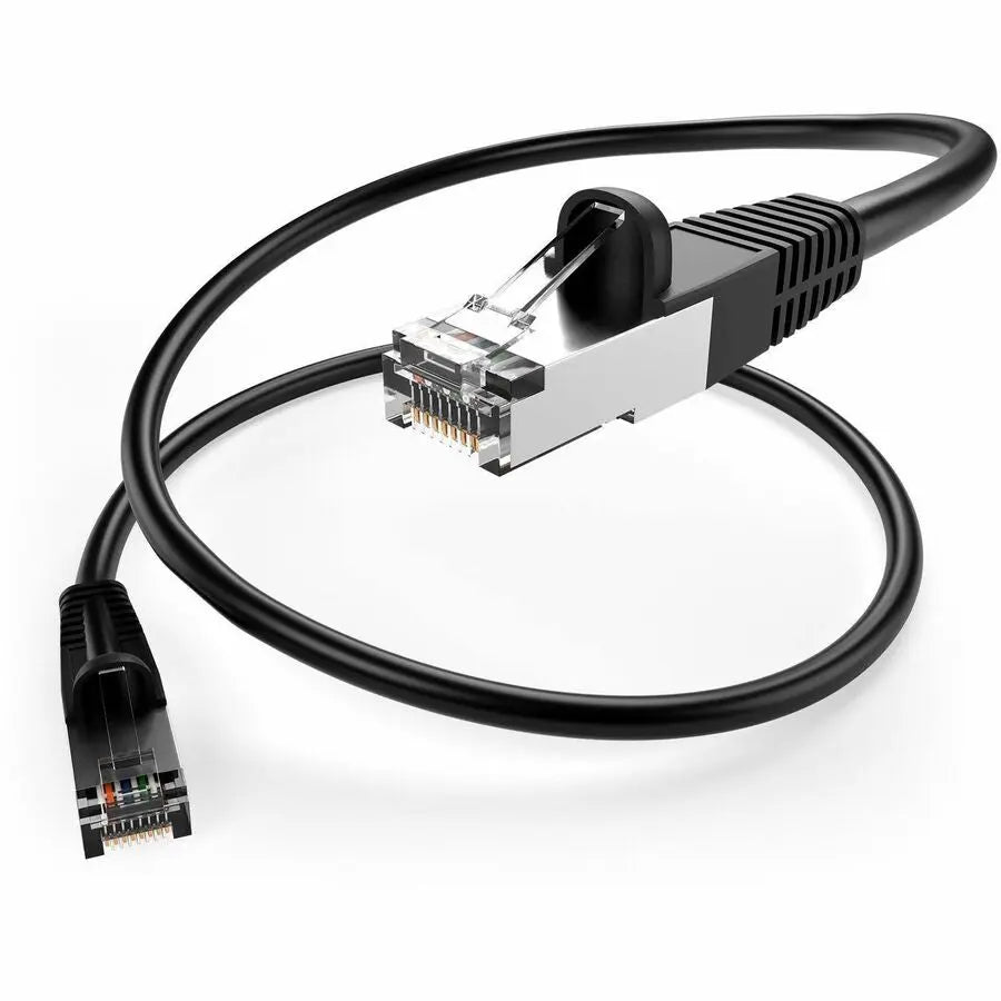 Unirise Cat.5e Patch Network Cable - Reliable Ethernet Connection, Black