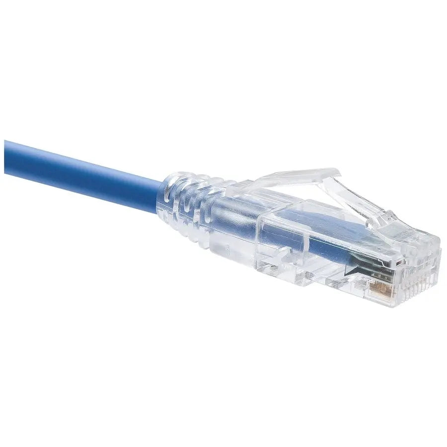 Unirise High End Data Center Rated Cat6 ClearFit Patch Cable - Blue, 10 ft