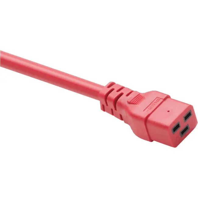 Unirise USA, LLC Standard Power Cord PWCDC19C2020A04FRED – 4 ft Data Center Power Cable with IEC 60320 C19/C20 Connectors in Red