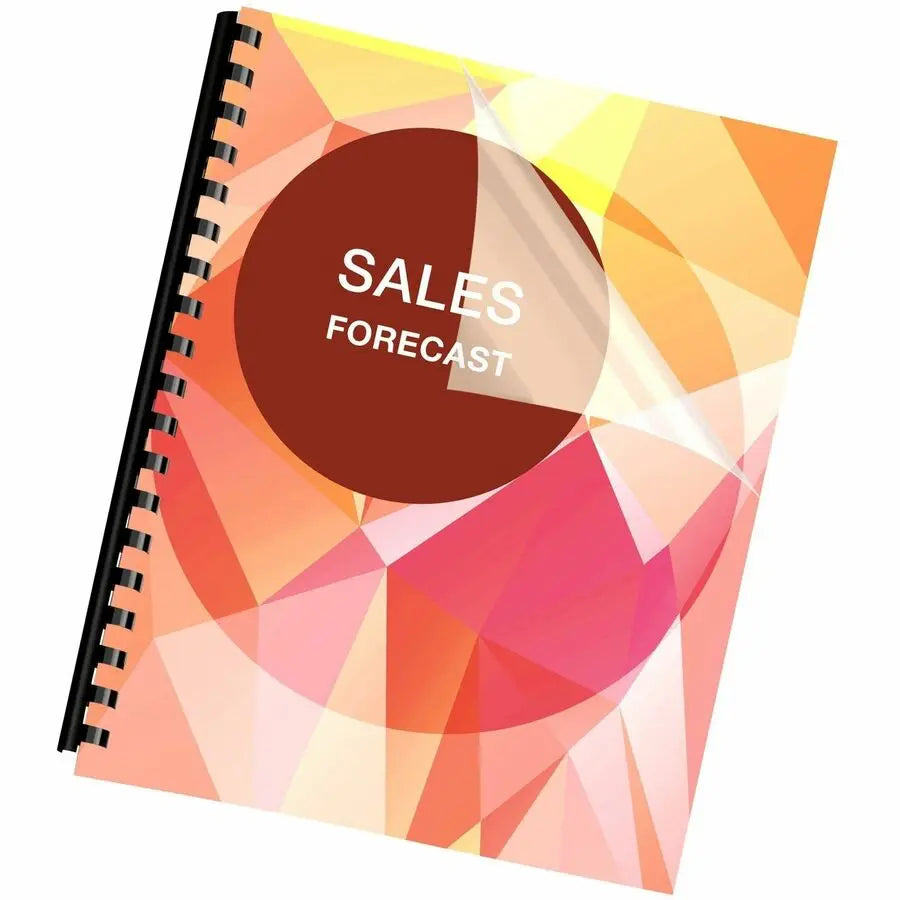 Fellowes Crystals Letter-Size Ultra Clear Binding Covers - 100 Pack