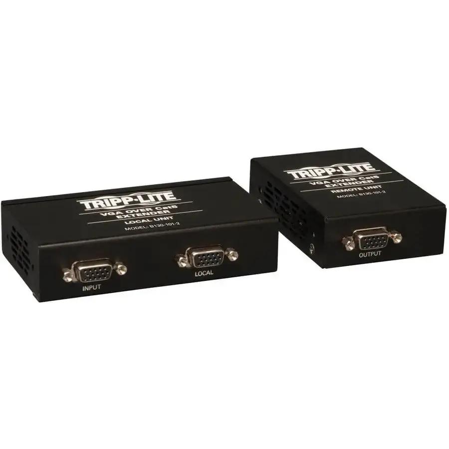 Tripp Lite B130-101-2 VGA over Cat5/6 Extender Kit – Extend Video up to 1000 ft. with TAA Compliance by Eaton Corporation