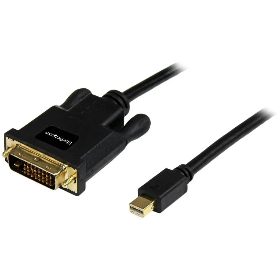StarTech.com MDP2DVIMM3B Mini DisplayPort to DVI Adapter Cable - 3 Feet, Supports Up to 1920x1200