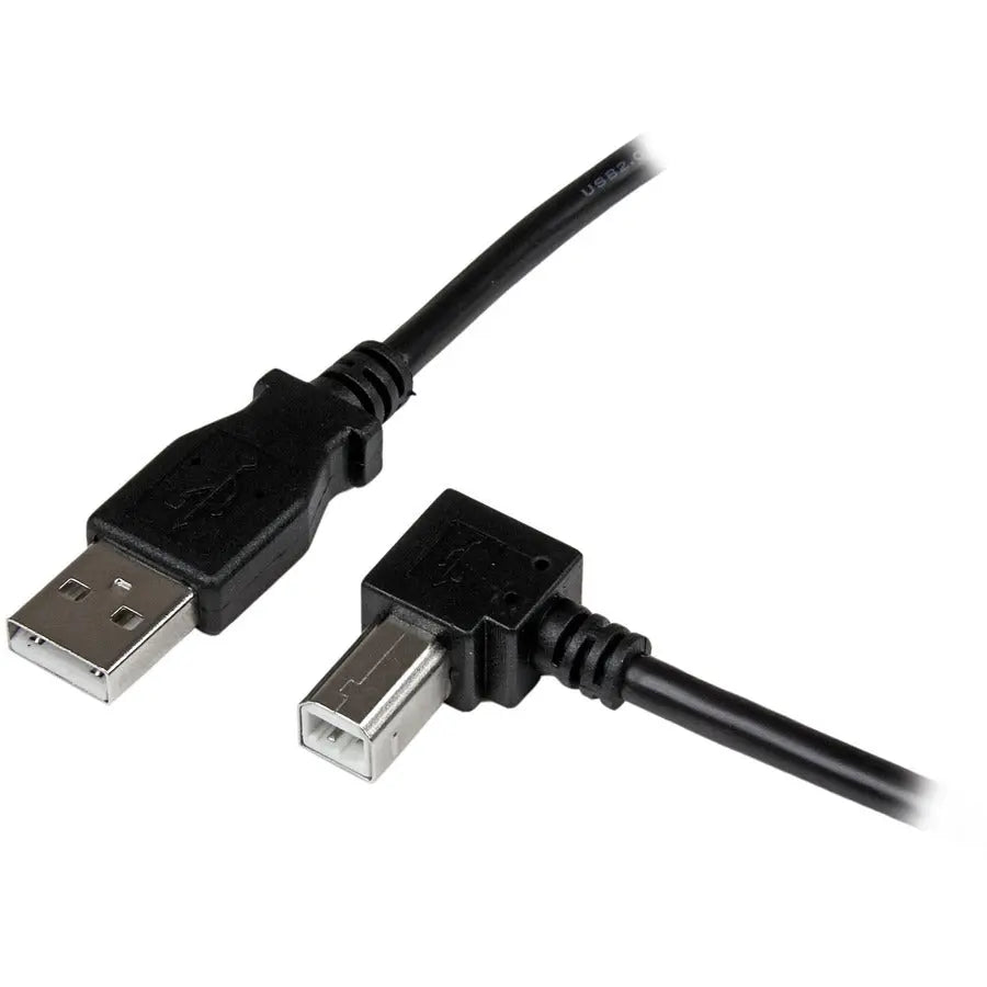 StarTech.com 1m USB 2.0 A to Right Angle B Cable - Male to Male