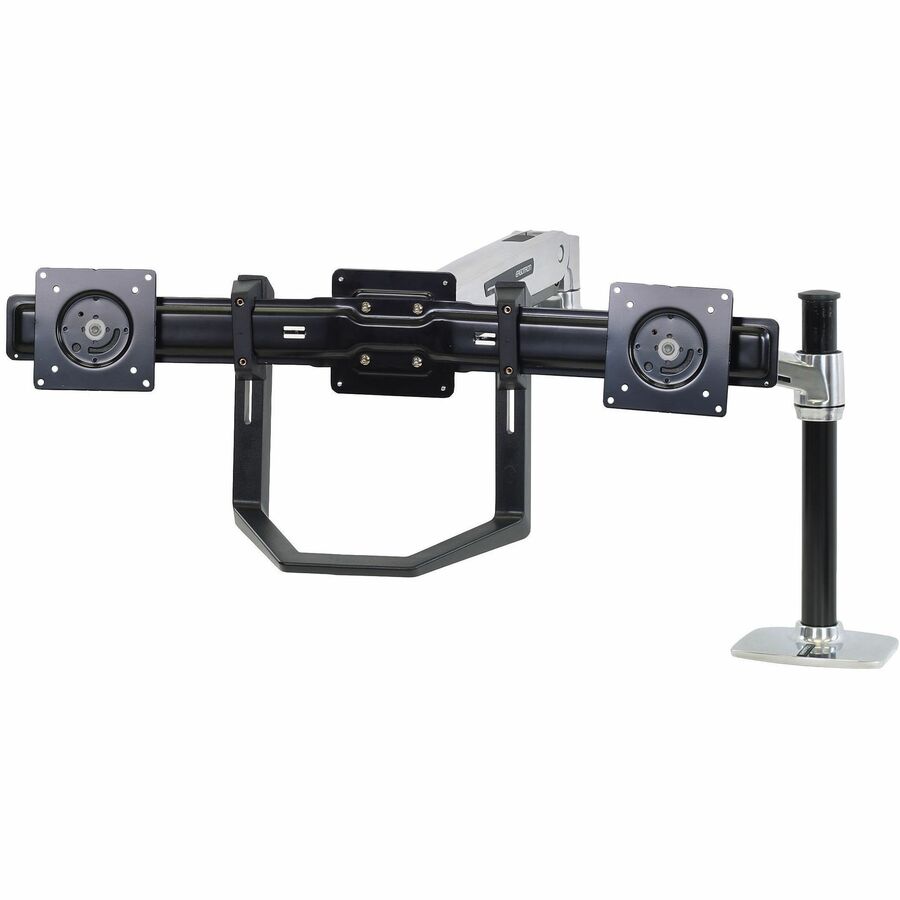 Ergotron Dual Monitor & Handle Kit for 17-27 inch Displays - Black