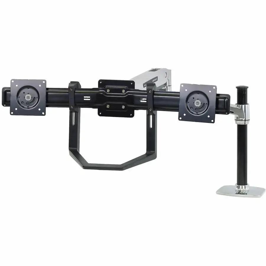 Ergotron Dual Monitor & Handle Kit for 17-27 inch Displays - Black by Ergotron, Inc