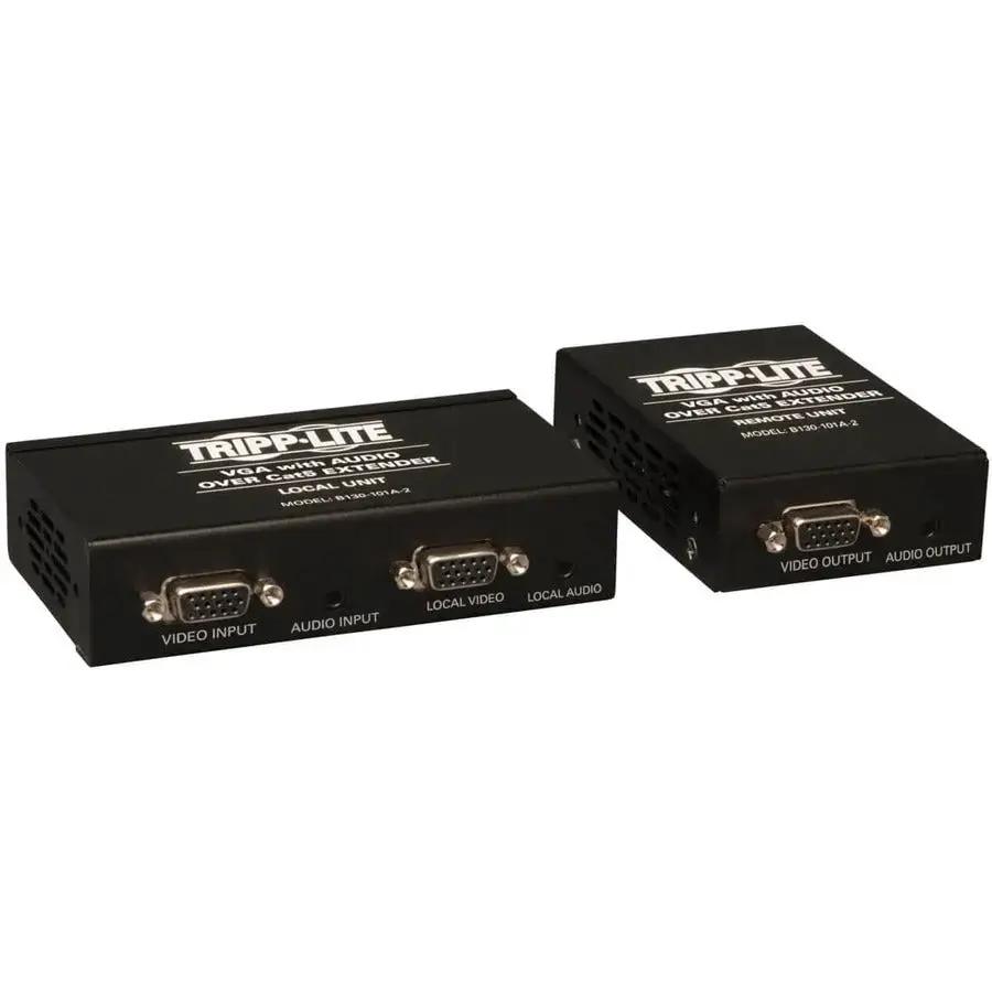 Eaton Tripp Lite Series VGA over Cat5/6 Extender Kit (Part B130-101A-2) for Long-Distance Video and Audio Transmission by Eaton Corporation