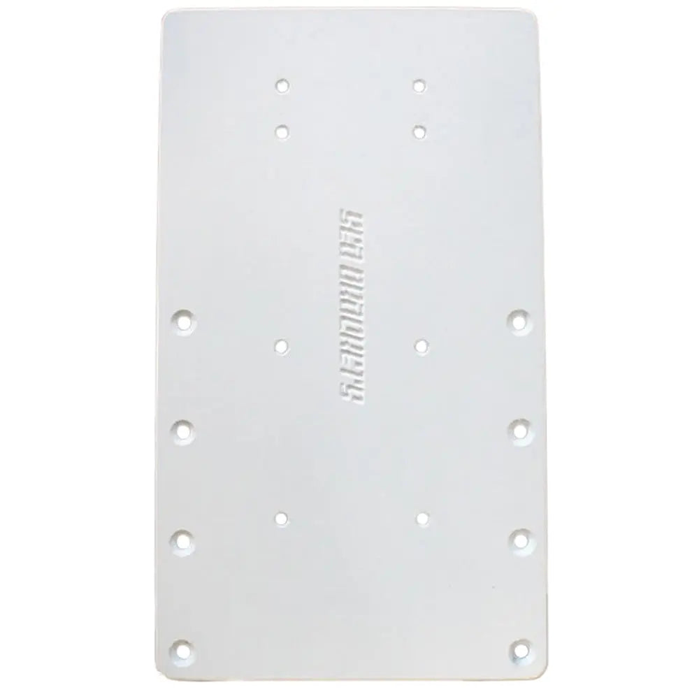 Sea Brackets 14-Inch Straight Trolling Motor Plate for Universal Mounting