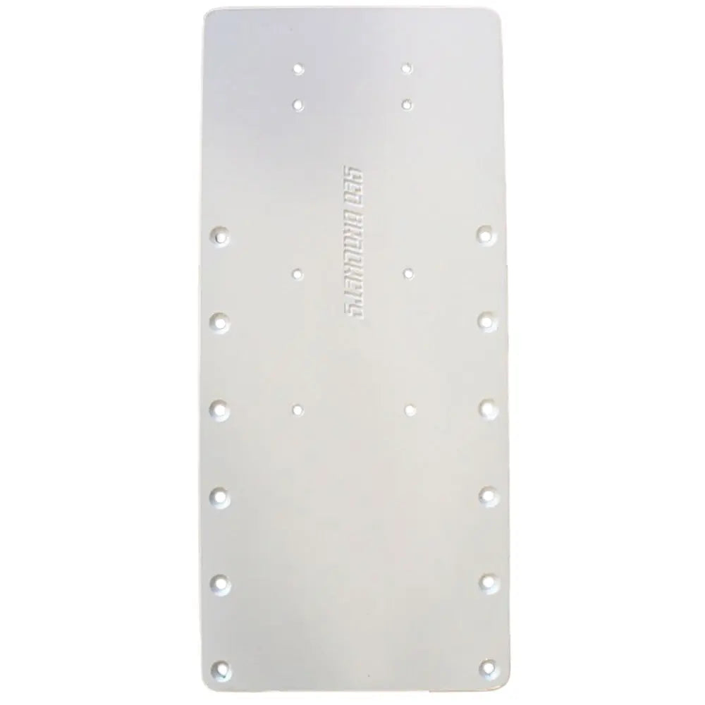 Sea Brackets 18-Inch Straight Trolling Motor Plate - Durable Aluminum Mounting Solution