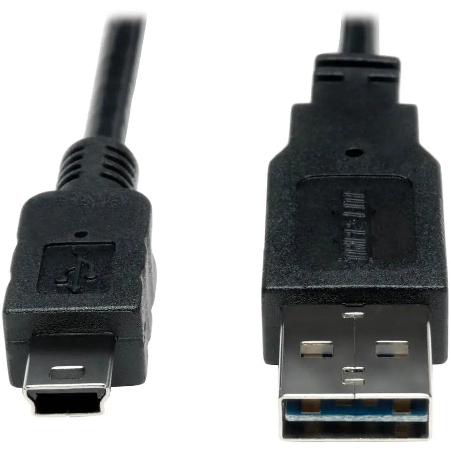 Eaton Tripp Lite Series UR030-003 USB 2.0 Data Transfer Cable - 3 ft Reversible A to Mini-B 5-Pin