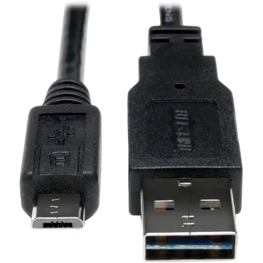 Eaton Tripp Lite Series 6 ft USB 2.0 A to Micro-B Reversible Cable by Eaton Corporation