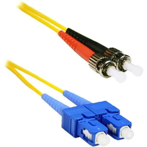 ENET 5M SC/ST Duplex Single-Mode Fiber Optic Patch Cable - 9/125 OS1 Yellow