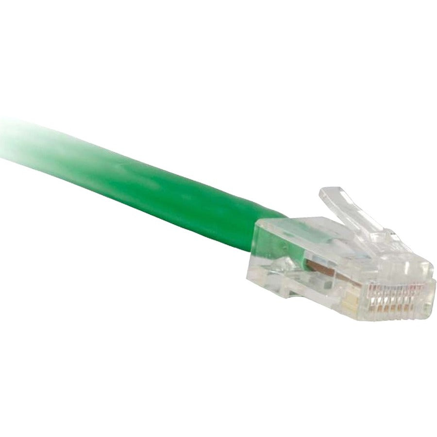 ENET Cat5e Green 5 ft Non-Booted Network Patch Cable with RJ-45 Connectors
