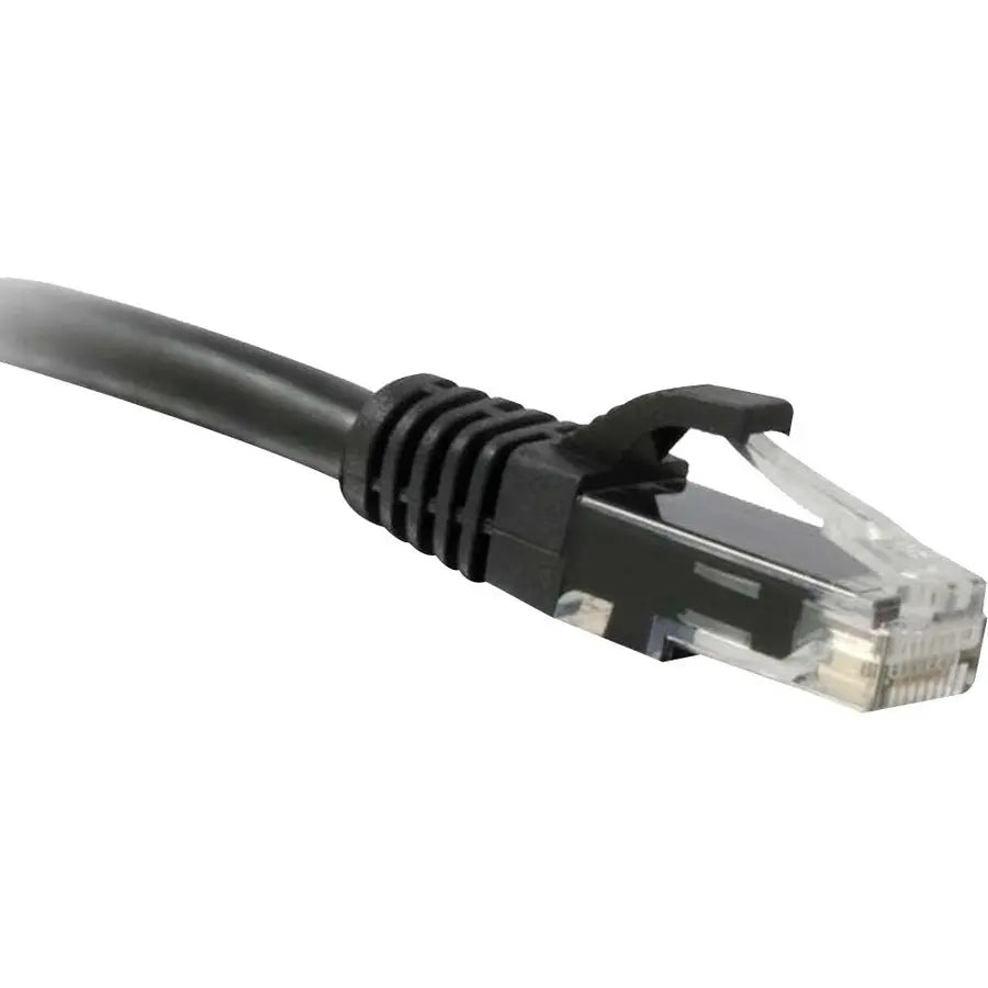ENET Cat6 Black 5 Foot Patch Cable with Snagless Molded Boot (UTP) - High-Speed Network Ethernet Cable