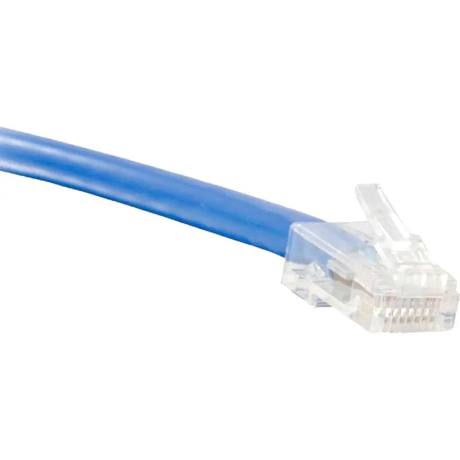 ENET Cat6 Blue 50 ft Non-Booted Network Patch Cable - High-Speed RJ45 to RJ45 Ethernet Cable by NSI Industries
