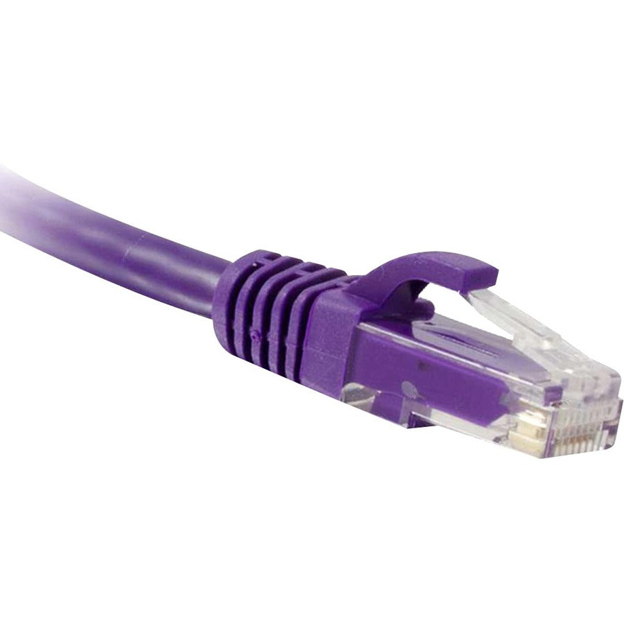 ENET C6-PR-50-ENC Cat6 550 MHz Patch Cable, 50 ft., Purple