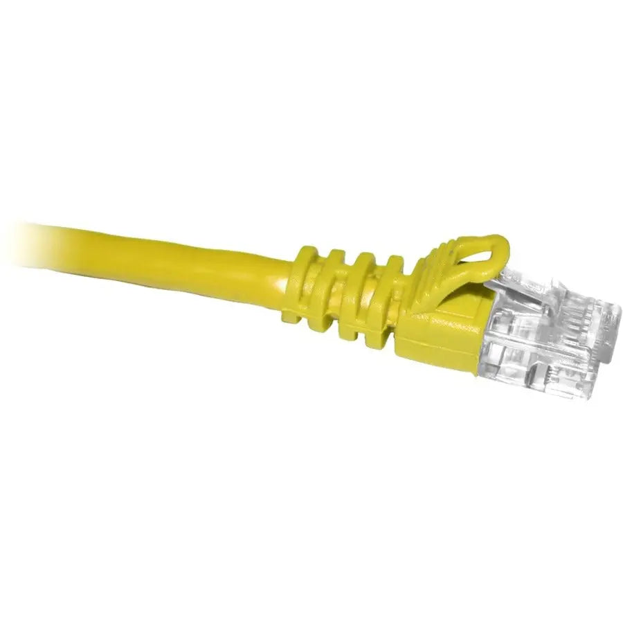 ENET Cat6 Yellow 50 Foot Patch Cable with Snagless Molded Boots - High-Speed Network Connectivity