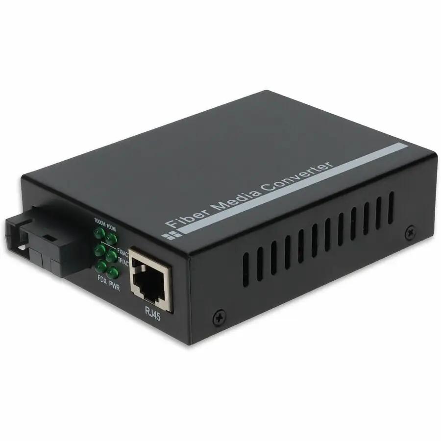 AddOn ADD-FMC-BX-4DSC Media Converter – 10/100Base-TX to 100Base-BXD Fiber with SC Connector for Long-Distance Networking by ADDON