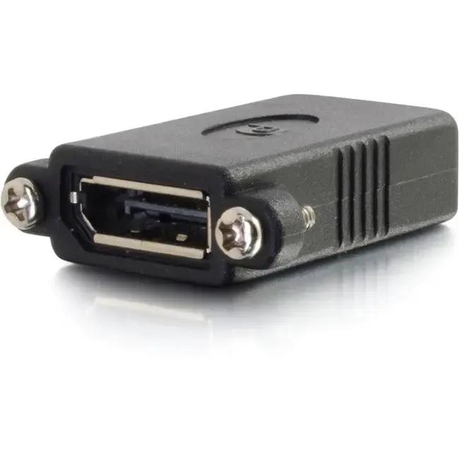 C2G DisplayPort Female to Female Panel Mount Coupler – Reliable Video and Audio Connection Adapter by Legrand Group