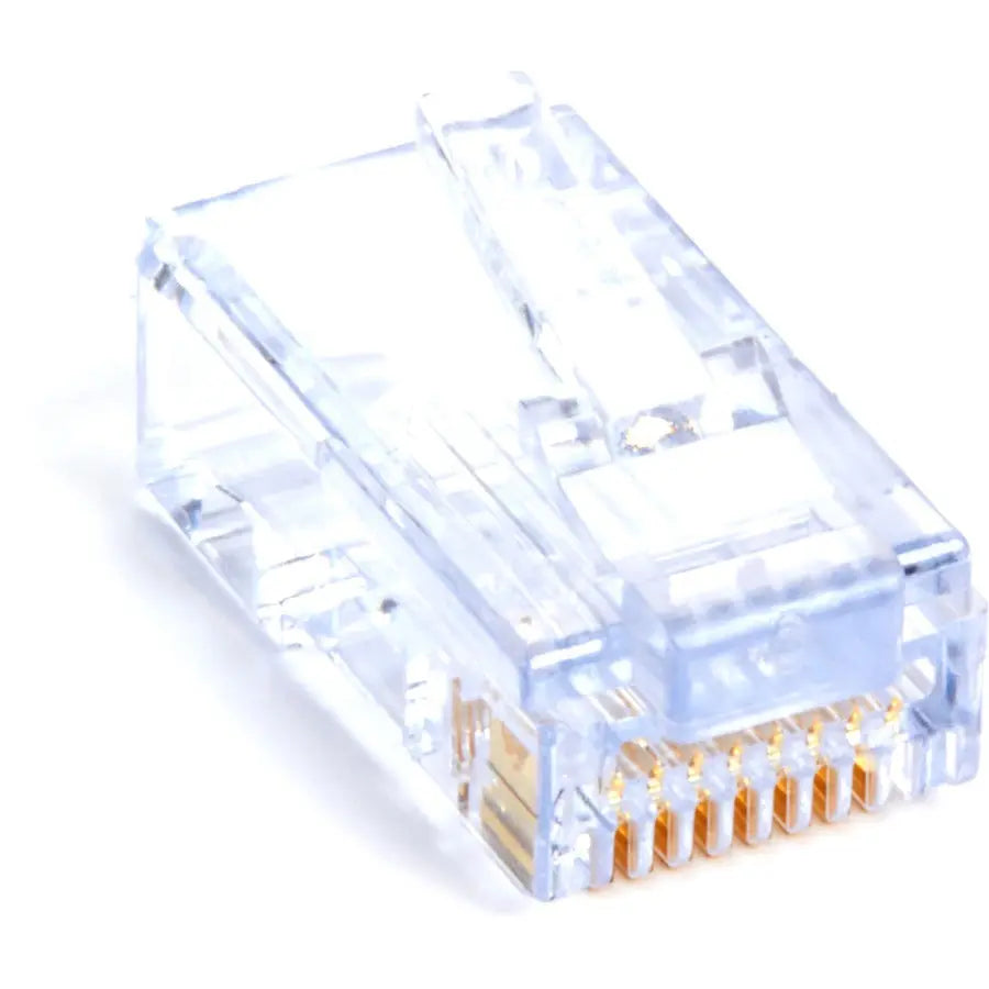 Black Box EZ-RJ45 Network Connector (Part Number: C5EEZUP-100PAK) – Pack of 100, Gold Plated for Reliable Cat5e Terminations