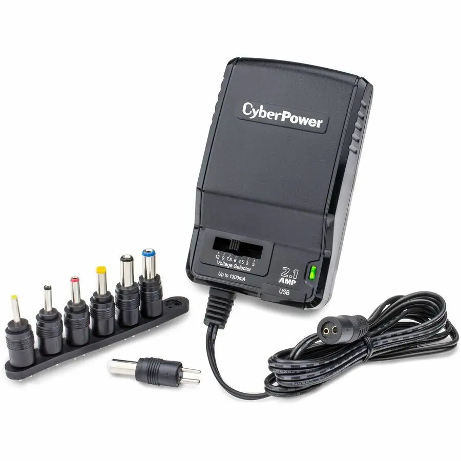 CyberPower CPUAC1U1300 Universal Power Adapter with Multiple Tips