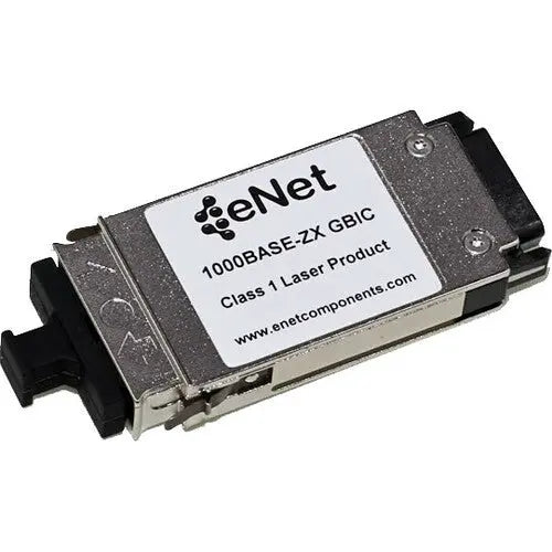 ENET OEM PN 700013147 1000BASE-ZX GBIC Transceiver – 1550nm, 70km Single Mode Fiber, SC Connector, Fully Compatible with Avaya & MSA Platforms