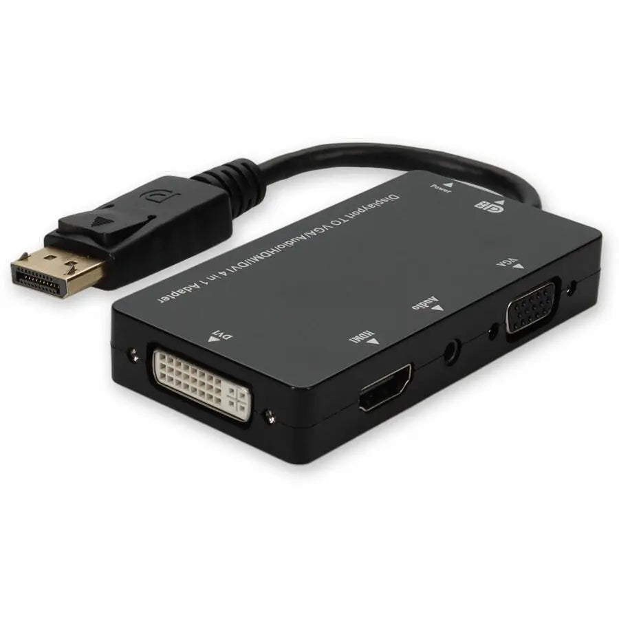 AddOn 5-Pack DisplayPort to VGA Active Converter Cables - Male to Female Adapters with Audio for Up to 1920x1200 Resolution