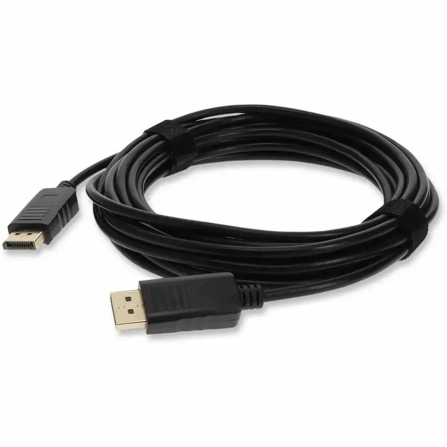 AddOn 5-Pack 20ft DisplayPort 1.2 Male to Male Cables - Black, 4K UHD Support by AddOn