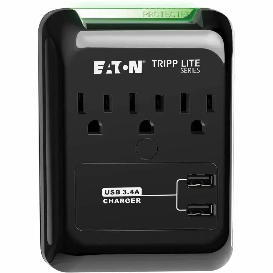 Eaton Tripp Lite Series Protect It! SK30USB Surge Protector with USB Charging and 540 Joules by Eaton Corporation
