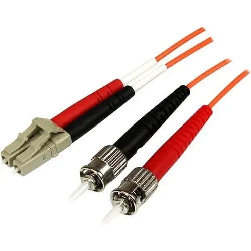 StarTech.com 3m Fiber Optic Cable - Multimode Duplex 50/125 - OFNP Plenum - LC to ST by StarTech.com