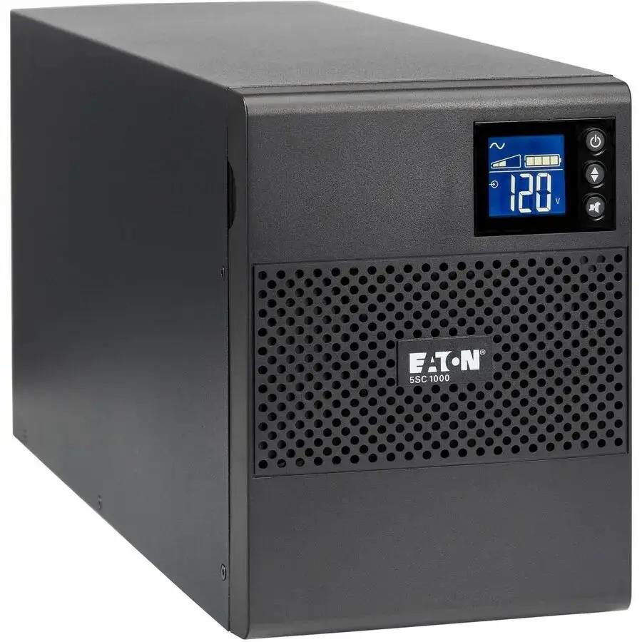 Eaton 5SC UPS 1000 VA 700 Watt Line-Interactive Battery Backup Tower with LCD Display by Eaton Corporation