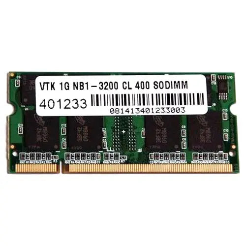 VisionTek 1 x 1GB PC3200 DDR 400MHz SODIMM Memory Module – Reliable Laptop RAM Upgrade