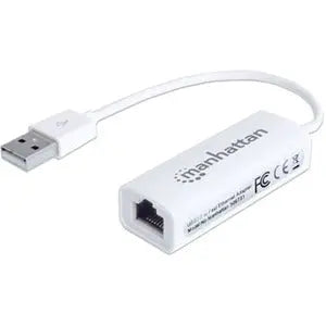 Manhattan Hi-Speed USB 2.0 Fast Ethernet Adapter - Model 506731